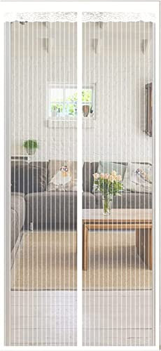 A prova di gatto Zanzariera For Porta Del Balcone Senza Foratura Zanzariera For Porta Zanzariera Porta Del Balcone Porta Del Patio 110 X 200 Cm Apertura Sinistra Destra Sicura For Gatti Facile Install