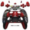 eXtremeRate Komplettes Set mit Tasten, Touchpad-Abdeckung, kompatibel mit PS5 Edge Controller, Scary Party Ersatz, dekorative Zierleiste, Front-Rückplatten, kompatibel mit PS5 Edge Controller