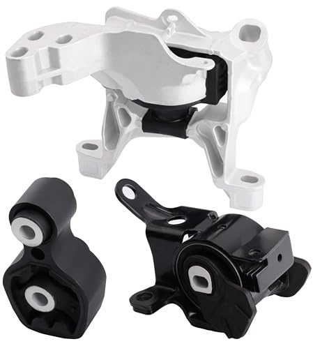 QRYIPPDM Engine Motor & Transmission Mount Kit - Compatible with 2014-2018 Mazda 3 2.0L & 6 2.5L & CX-5 2.5L - 3-Piece Set A4446 A4438 A4439