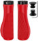 YERUUE Fahrradgriffe Lenkergriffe Ergonomisch Griffe Fahrradlenker MTB Fahrrad Griffe für 22mm Fahrrad, Mountainbike, Schnelle Montage (Rot)