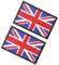 British Union Jack Patch United Kingdom Flag Patch British Union Patches Tactical Patches Hook and Loop Applique for Military Uniform Tactical Bag Jacket Jeans Hat, 2pcs