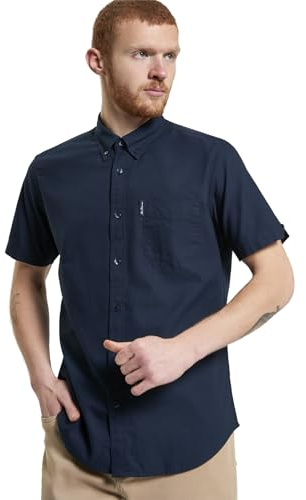 Ben Sherman Lässiges Hemd mit Knopfleiste, Dark Navy, XL