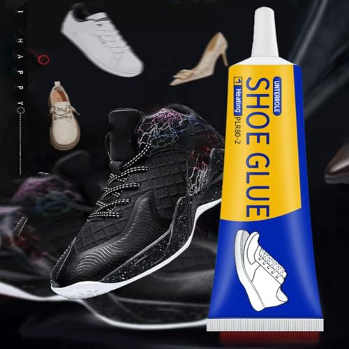 Clear Shoe Glue - Waterproof Crack Resistant Precision Tip - for Sports Shoes Climbing Shoes Leather Bags - 2 Fl Oz