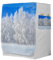 Highdi 3D Housse de Protection pour Machine à Laver, Chargement Frontal Housse à La Poussière avec Ouverture Frontale (Capacité S 6~7,5kg,Flocon de Neige 5)
