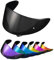 PSLER Helm Visier für RF-SR RF-1200 - Verspiegelt Helmvisier für X14 NXR Z7 CWR-1 RYD X-Spirit III Getöntes Visier Motorradhelm Zubehör Ersatz(Schwarz)