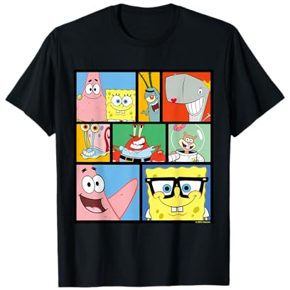 Sponge Bob - Schwammkopf Charaktere T-Shirt