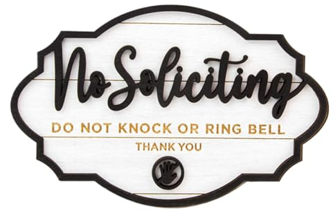Panneau Interdit d'appeler à la sonnette - Plaques suspendues pour porte | Art mural en bois, décoration réutilisable pour mariages et cadeaux de maison