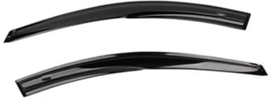 CBXPXVXP Fenster Visier Kompatibel for VW Caddy Maxi Life 2K 2005-2020 Regen Augenbraue Shelter Vent Markise Rauch Deflektor Schutz(Black)