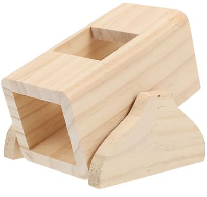 Abaodam Wooden Hamster Seesaw Tunnel Toy for Small Pets Adjustable Pet Tunnel Seesaw Safe Material for Hamsters Fun Play Structure for and Small Animals