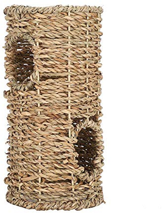 Tunnel d'herbe pour Hamster, Tunnels pour cochons d'Inde, cachette pour cochons d'Inde, cabane en Paille, cachette pour Petits Animaux pour Lapins, Chinchillas, Rats