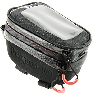 HAPO-G 11202181 Sacoche Rigide pour Cadre Mixte Adulte, Noir