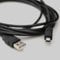 3m Long Mini USB Data & Charging Power Cable Lead For SAT NAV - Garmin Edge 200 GPS Bike Computer