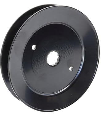 SECURA Poulie (Palier de lame) Ø116mm compatible avec Bestgreen BM115B92RB Tracteur de pelouse