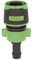 Ribimex Pra/RB.1255 Raccord Rapide avec raccord cannelé, Gris et Vert