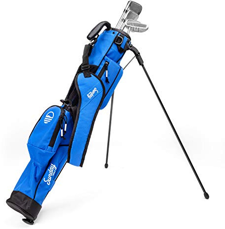 Sunday Golf – Leichte Golftasche Mit Gurt und Ständer – Einfach Zu Tragen und Langlebig – Pitch n Putt Tasche für Driving Range, Par 3 und Executive Courses – 80 cm Hoch