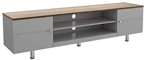 AVF TV Stand - White Sands - 1900 - Up to 85 TV's - Satin Grey