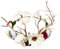 Geweih Haarreif Künstliche Blumen Zweige: Kopfschmuck mit Beleuchtung Baumzweige Haarband Halloween Weihnachten Kostüm Zubehör Karneval Fasching Party Cosplay Foto Requisiten verkleidung waldfee