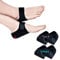 Heel Cups, Silicone Heel Protectors (4 PCS) New Material, Heel Cushion Pads, Adjustable Breathable Gel Heel Cups for Plantar Fasciitis, Relieve Heel Pain for Men & Women (Black, Small Size)