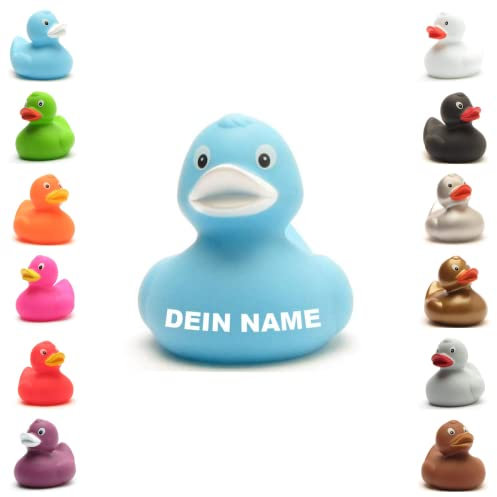 Badeente - personalisierbar (blau)