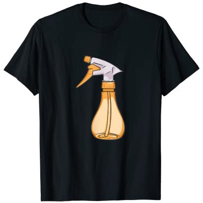 Haarspray Flasche Friseur Flasche Barbier T-Shirt
