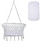Federwiege Baby, Hängen Sest Baby Wiege, Hängematte Kinder Schaukel Schlafbett, Swing to Sleep, Das Babybett für Tag Nacht mit Matratze, Weiß, mit Zubehör
