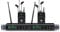 INMix EM200 UHF - Sistema de monitor inalámbrico en el oído de 2 canales, 2 paquetes de monitoreo con auriculares en escenario, banda, estudio de grabación, actuaciones en vivo
