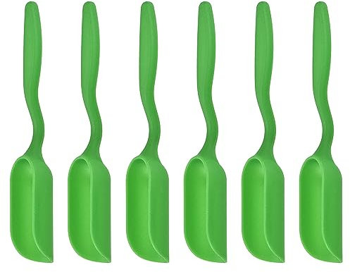 M METERXITY 6 Pack Gartening Schaufel Spoons - Digging Loosening Transplanting und Cultivation Anwendung Garten/Innere Balcony Planting (5.7 x 1 Grün)