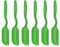 M METERXITY 6 Pack Gartening Schaufel Spoons - Digging Loosening Transplanting und Cultivation Anwendung Garten/Innere Balcony Planting (5.7 x 1 Grün)