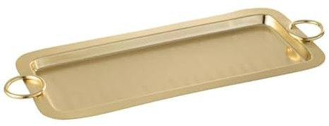 Plateau de Service en INOX Mile 42cm Or