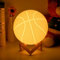 Balkwan Basketball Night Light for Boys 16 Colors Changing Sport Moon Lamp for Kids Dimmable with Remote Control Home Decor Birthday Gifts for Kids Boy… (15cm)