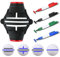 Cosmin Golfball-Marker-Schablone mit 4 Farbmarkierungsstiften, 360°/180°-Golfballmarker mit DREI, Golfball-Liner-Zeichnung