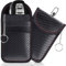 2 Pack Borsa per Chiavi, Portachiavi Auto Antifurto per Protezione Chiave Auto Custodia Keyless Blocker Protezione Antifurto per Custodia Protettiva, 100% Blocca i Segnali Delle Auto