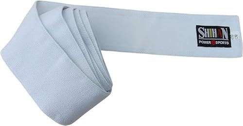 Obi-Gürtel, dehnbar, elastisch, weiß, für Iaido, Kendo, Aikido, 400 cm x 8 cm, einfach und bequem zu befestigen, Weiss/opulenter Garten, 400cm