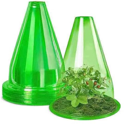 Nexoria Schneckenkragen, Pflanzenschutzhaube Pflanzenhut Schneckenschutz Schneckenschutzring Schneckenzaun Schützt Pflanzen Sonnenhut Pflanzenschutz Vor Frost, Schnecken Und Vögeln (30pcs)