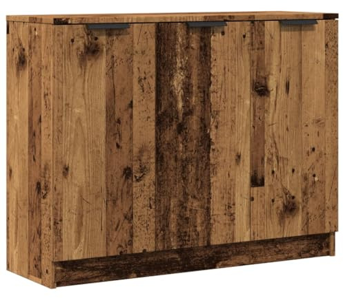 vidaXL Sideboard Altholz-Optik 90,5x30x70 cm Holzwerkstoff