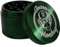 Grass Monkey® Aluminium Grinder – 4-teilig, Ø 5,5 cm – Robuste Kräutermühle mit scharfen Zähnen & Sieb – Inklusive Schaufel - Green