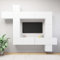 Iiaky 9-TLG. TV-Schrank-Set Wohnzimmer MöBel Set TV MöBel Wohnzimmer Schrank TV Board TV Sideboard Wohnzimmer Weiß Holzwerkstoff