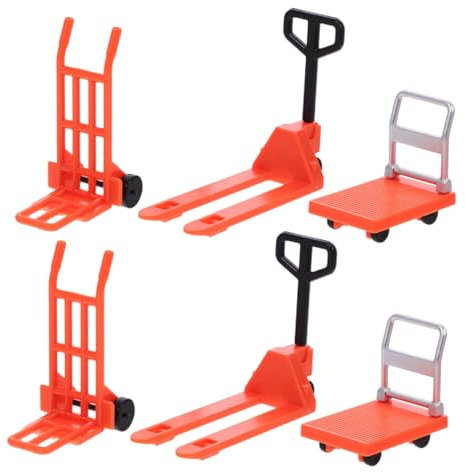 ibasenice 6stücke Teiliges Miniatur-baustellen-spielset Für Junge Mädchen Verkehrstools Und Straßenbarrieren Für Lehrreiche Interaktion Und Sicheres Spielen