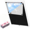 NVGVUP Magnetic Blackout Blinds Stick On 100X150CM, Blackout Material, Portable Black Out Blinds Curtains Cuttable, No drilling 24 Rubber Magnets, for Shading Interior Windows & Skylights