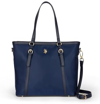 U.S.POLO ASSN. - Shopper Tasche aus Polyester, navy blau (33 X 13.5 X 37 cm)