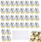 CIMOYBAI 30 Stück Mini LED Licht, LED Licht Mini mit Batterie, Micro LED Licht zum Basteln, Miniatur Lichter für Vitrinen, Spielzeug Bausteine, Passende Viskose, Puppenhaus Beleuchtung(Warmweiß)