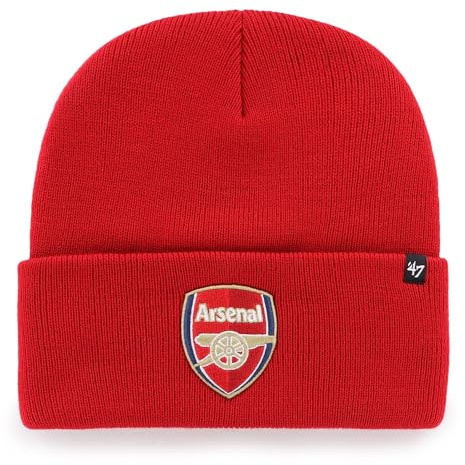 47 FC Arsenal EPL Prize Fight Cuff Knit Rot Beanie-Mütze One-Size