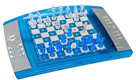 Lexibook, ChessLight elektronisches Schachspiel, LCG3000LXB | berührungsempfindliches Brett, 64 Schwierigkeitsstufen, Licht- und Klangeffekte