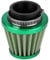 Qiilu Filtro dell'aria per moto, kit di aspirazione a induzione da 38 mm per moto fuoristrada, ATV, quad, Dirt Pit Bike (verde)