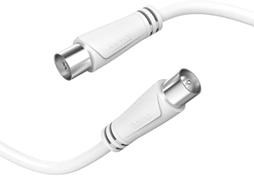 Hama Antennen-Kabel, Koax-Stecker - Koax-Kupplung, 1,5 m, 90 dB