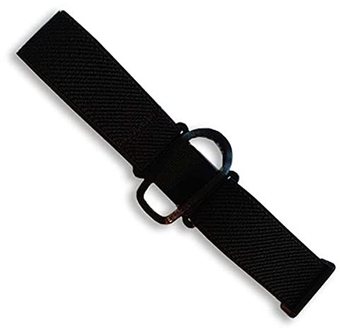 Diasticker® | Dexcom G6 - Fixierband | Flexibel - Wasserfest - Starker Halt | Armband zur Befestigung des Dexcom CGM, Sensor-Schutz, Fixierung | Halter: Schwarz (Large: 35-45 cm, Schwarz)