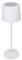 METRO Professional LED-Tischlampe aus Aluminium, kabellose Outdoor Stehlampe, USB Aufladbar, IP54, 2 Stück, weiß