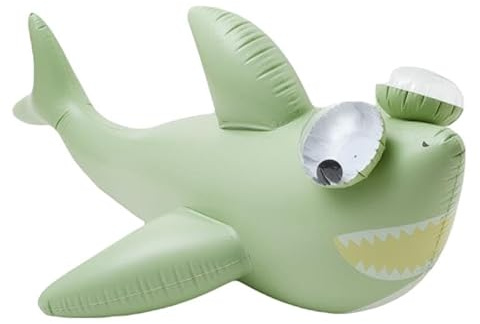 Sunnylife - Aufblasbarer Giant Regner - Shark Tribe, Khaki