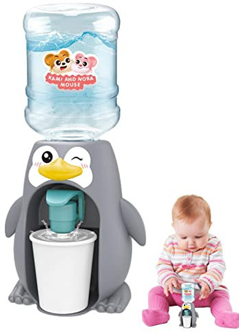 Jildouf Mini dispensador de agua de juguete – Dispensador de agua en miniatura – Dispensador de agua de mesa con simulación animal lindo para mejorar el interés por el agua potable