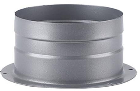 Metall-Luftführungsflansch-Rohrverbinder, 7,6 - 20,3 cm, Wandflansch, Entlüftungsrohr, Schlauch-Flansch-Adapter, gerades rundes Rohr-Luftführungselement, 100 mm